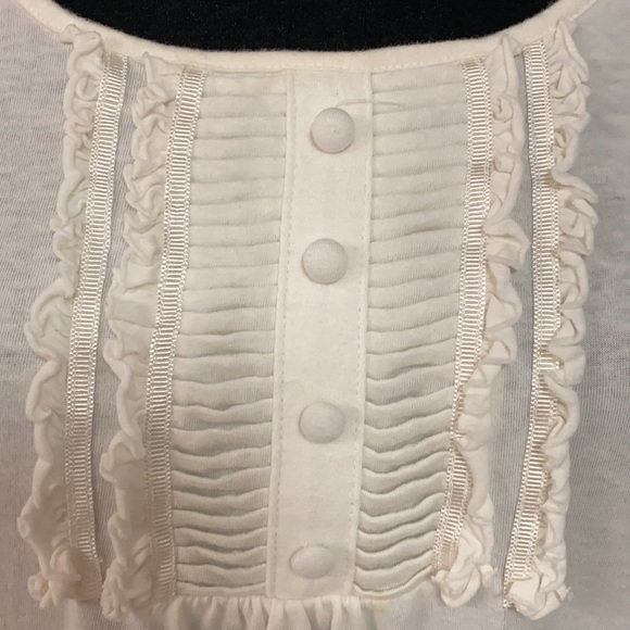 Basic Edition off wht OS longsleeves blouse. Size Large - Picture 8 of 10